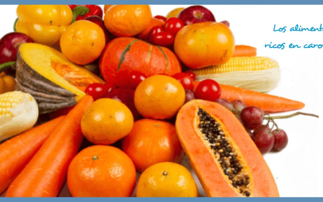 La importancia de los alimentos carotenoides.