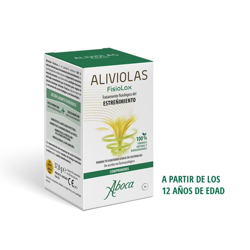 ALIVIOLAS FISIOLAX 90 COMPRIMIDOS de 420 mg cada uno