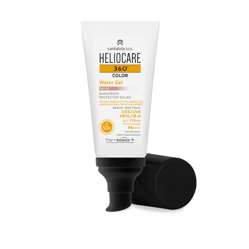 HELIOCARE 360º COLOR WATER GEL PROTECTOR SOLAR SPF 50+ 1 ENVASE 50 ML COLOR BEIGE