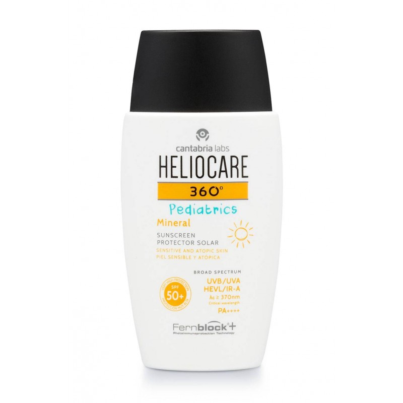 HELIOCARE 360º Pediatrics Mineral SPF 50+ Fotoprotector fluido para niños con filtros 100% minerales