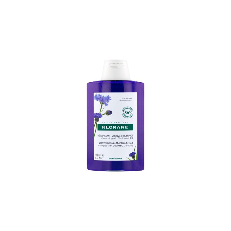 KLORANE CHAMPU REFLEJOS PLATEADOS A LA CENTAUREA 400ML