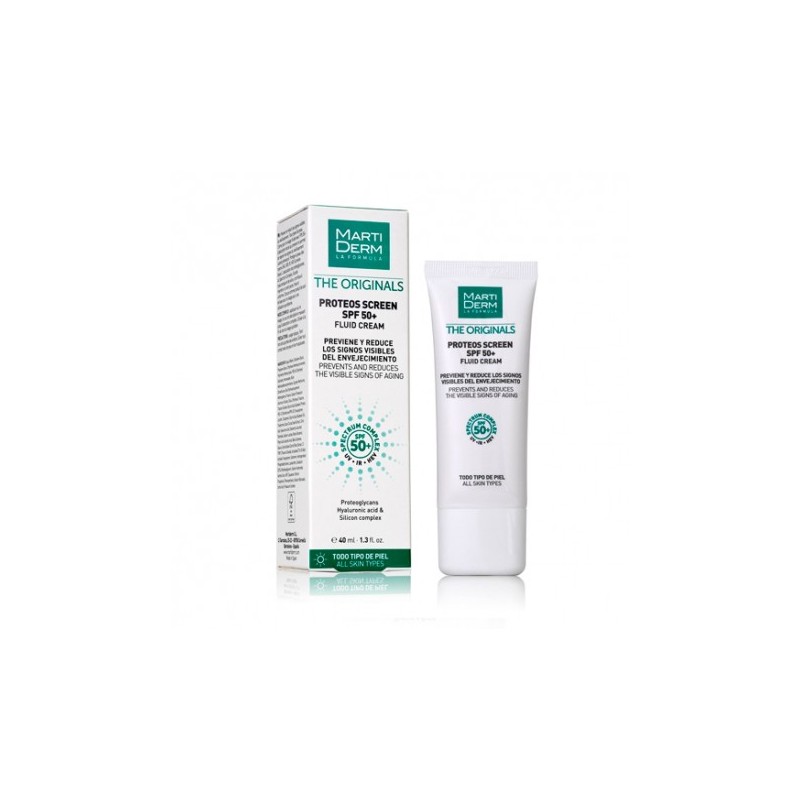 MARTIDERM PROTEOS SCREEN SPF50+ FLUID CREAM 40 ML
