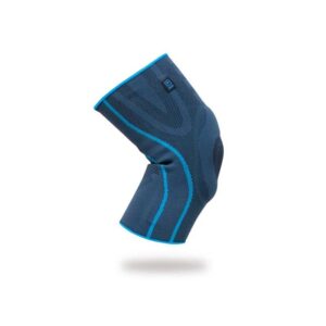 Rodillera elástica con almohadillado de silicona y estabilizadores laterales P701