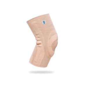 Rodillera elástica con almohadillado de silicona y estabilizadores laterales P701BG